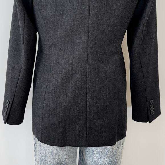 Pendleton Virgin Wool One Button Blazer Jacket Dark Grey | Size: 6 - Picture 7 of 10